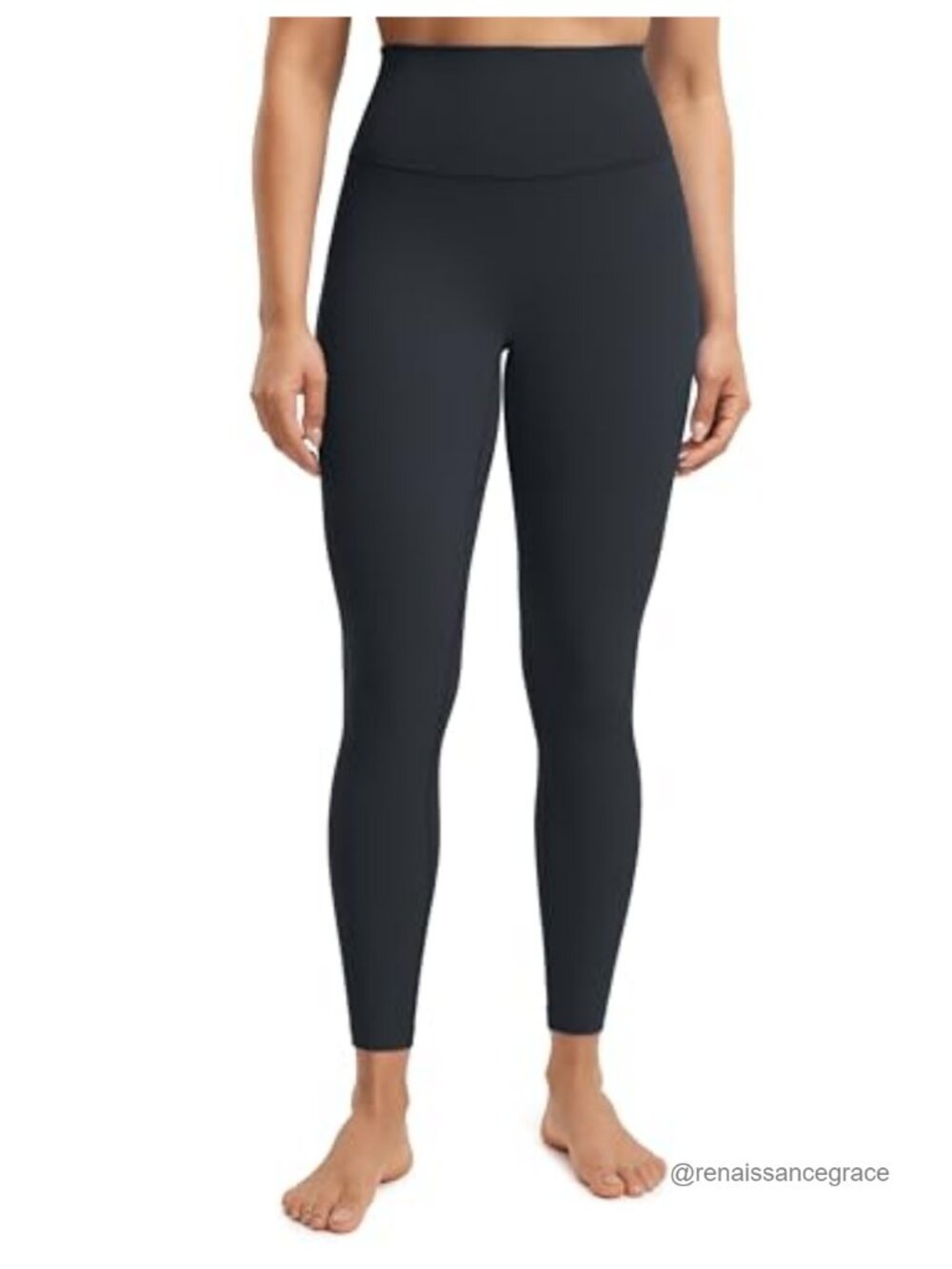 Creamluxe No Front Seam High Rise Yoga Leggings 25" Buttery Soft Seamless
